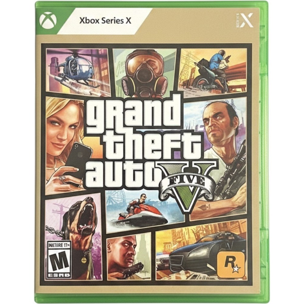 Grand Theft Auto V 5 Microsoft Xbox Series X 2022 Rockstar Games M Rating